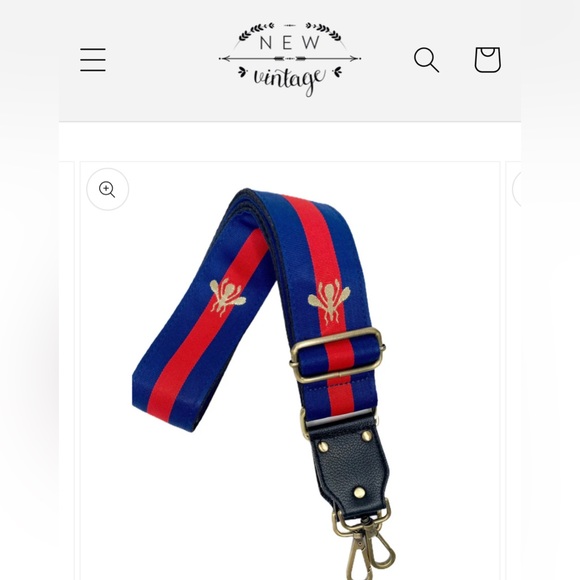 New Vintage “R U Buzzed” Guitar Handbag Strap - Picture 5 of 10